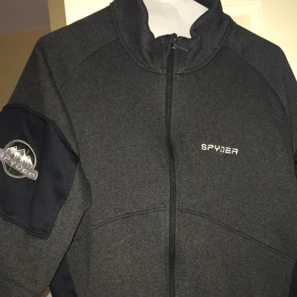 Spyder Gray Full-Zip Jacket